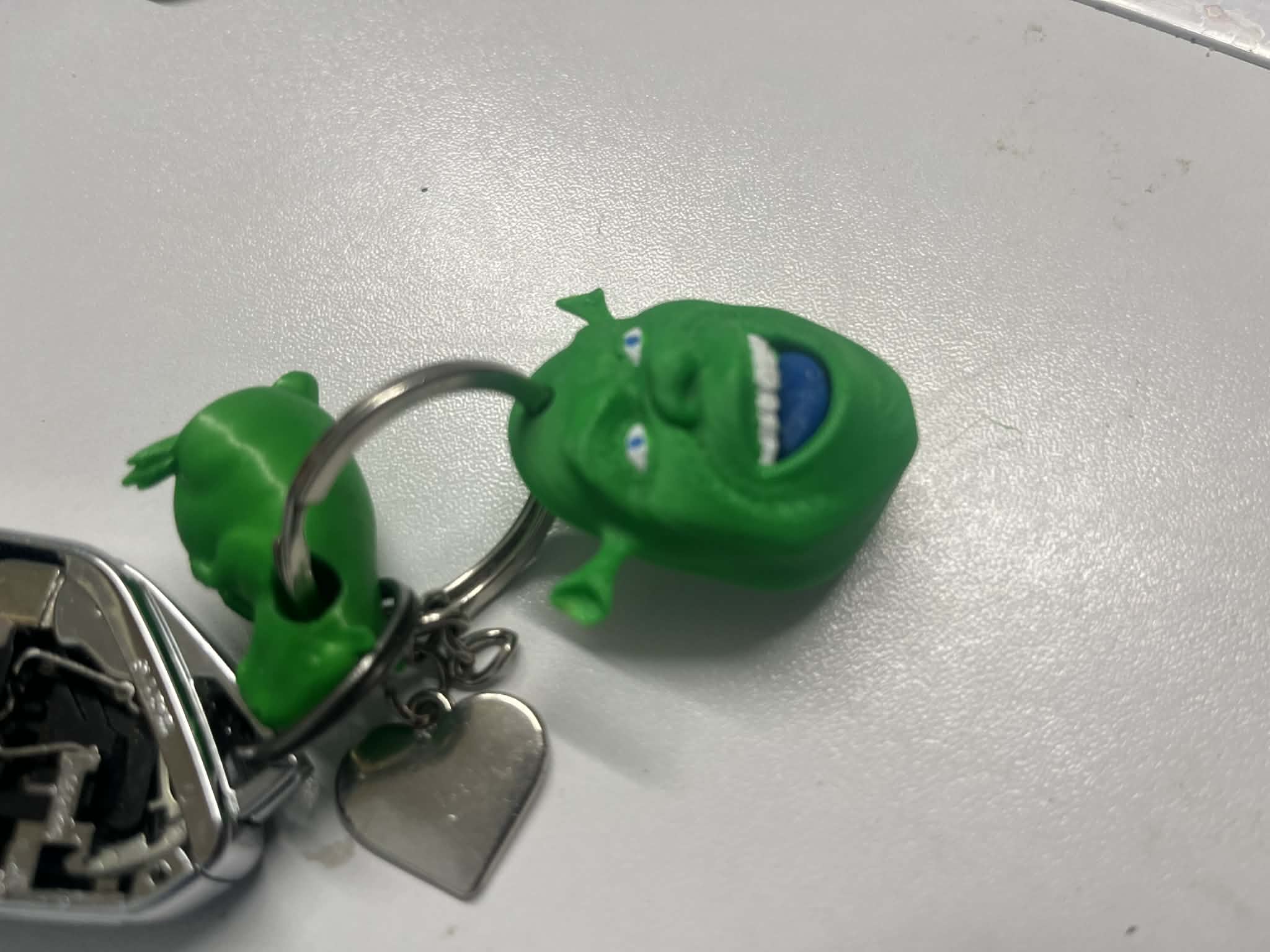 shrek keyring - Free 3D Print Model - MakerWorld