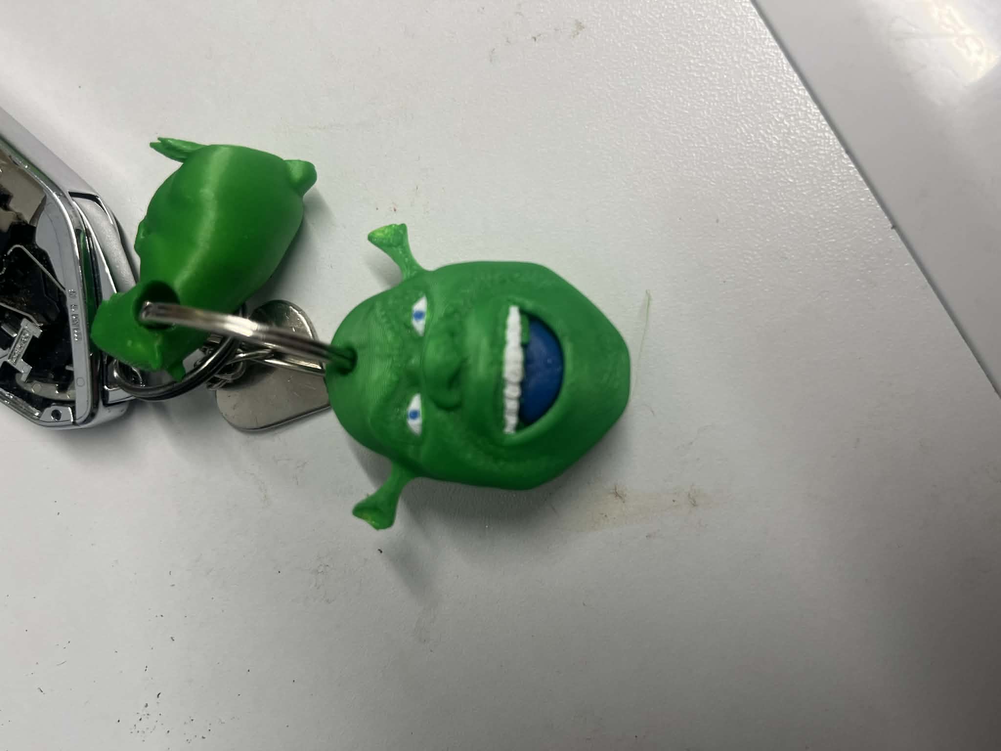 shrek keyring - Free 3D Print Model - MakerWorld