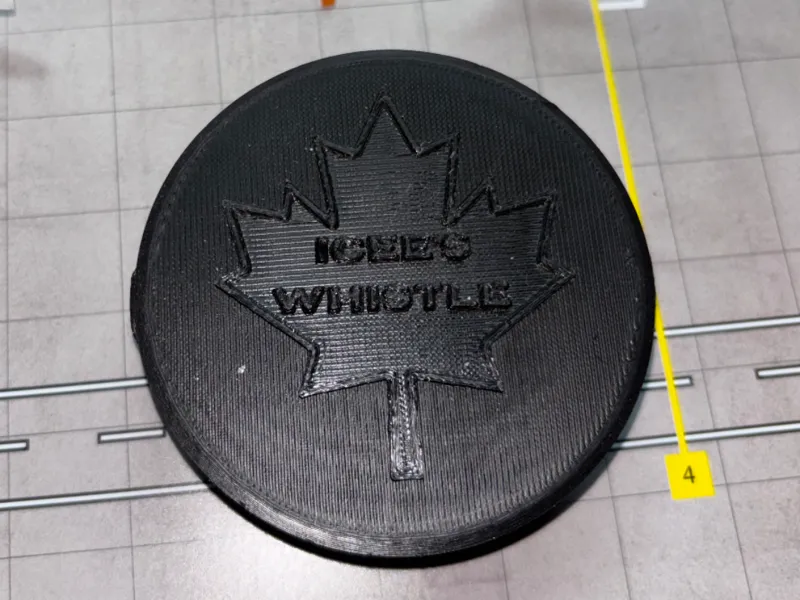 Whistling Hockey Puck