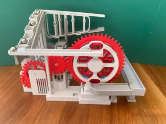 Worlds first gear driven Marblerun for Cyberbrick