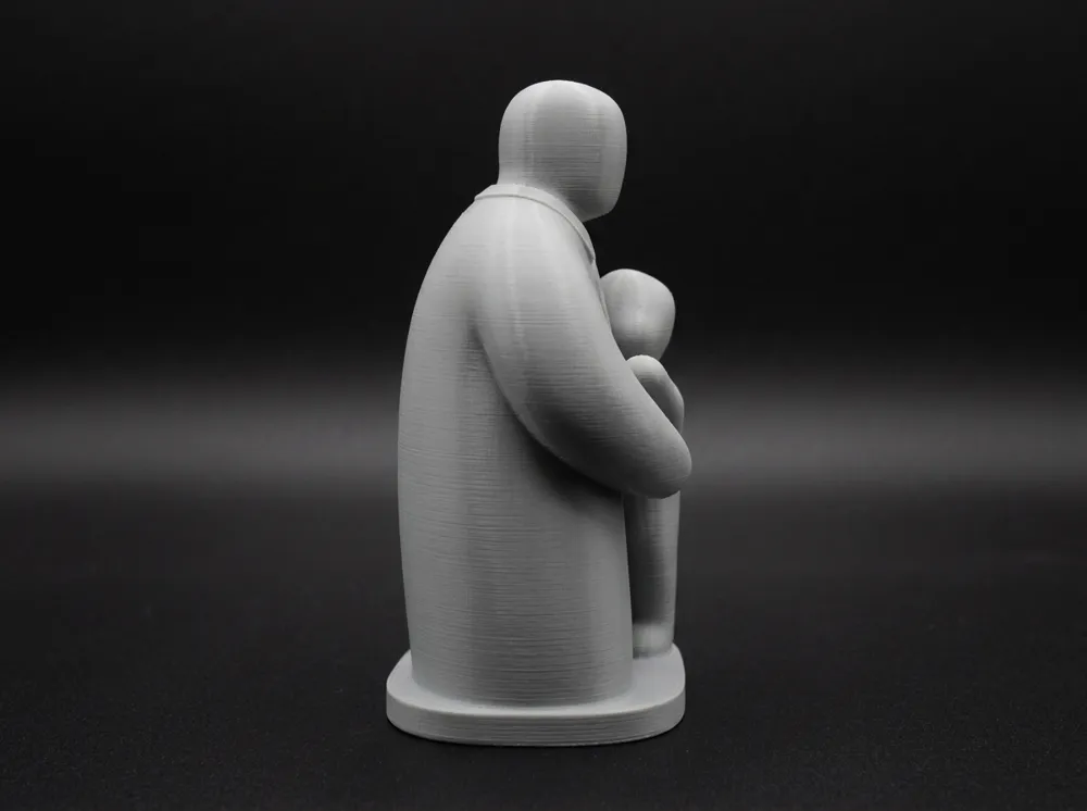 Father's Day Hug Figurine - Free 3D Print Model - MakerWorld