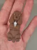 Cocker Spaniel Toy - Chocolate - 0.2mm
