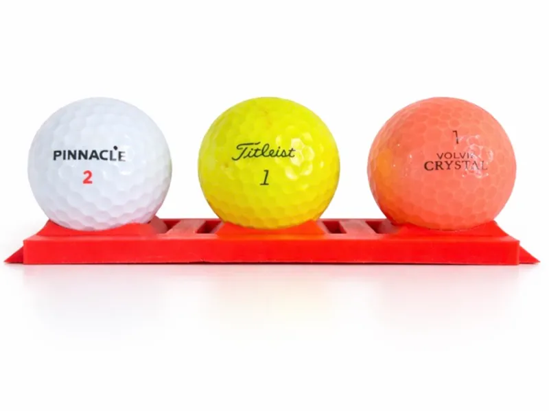 3 ball golf ball stand 