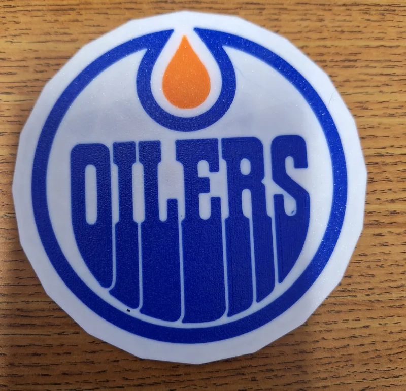 Edmonton Oilers Coaster. Multicolored
