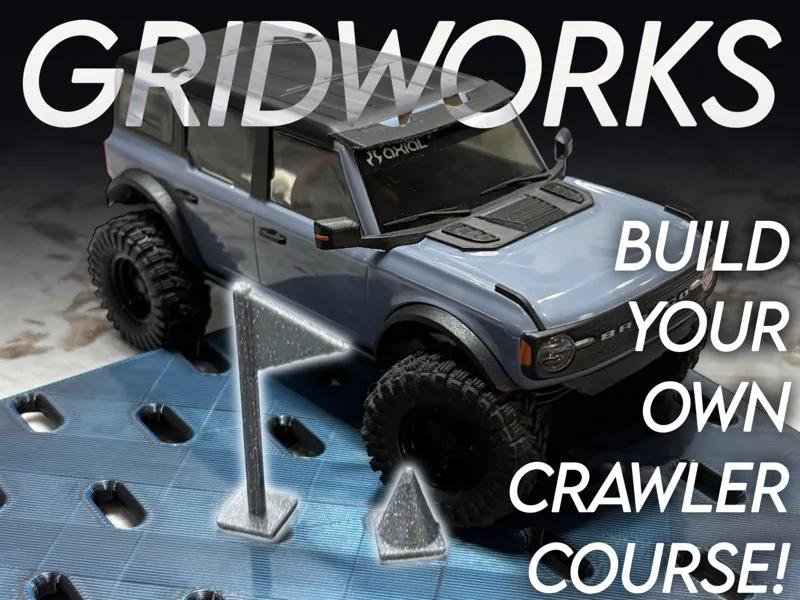 GRIDWORKS | MARKERS RC CRAWLER COURSE (Scale 30)