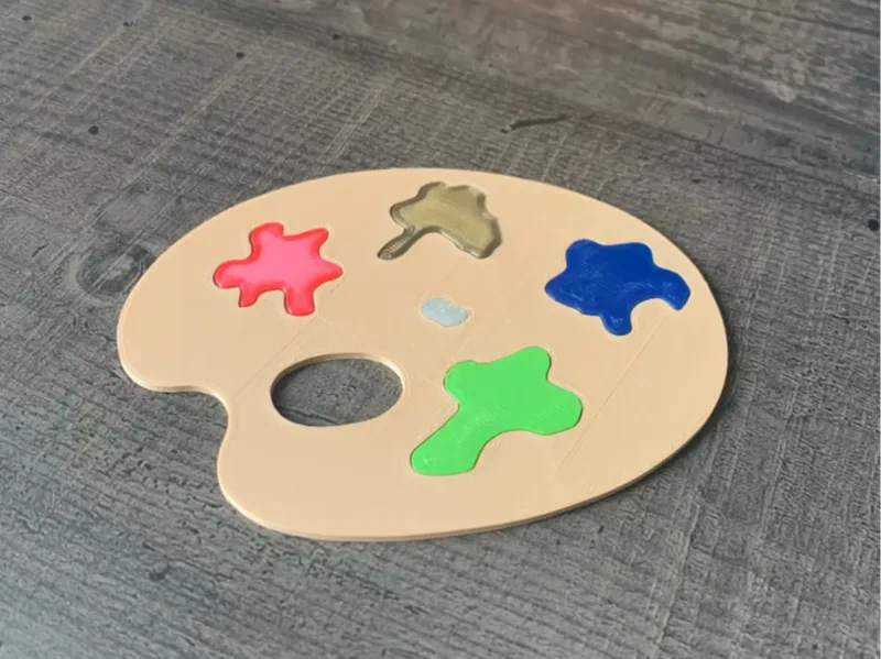 Paintpalette coaster