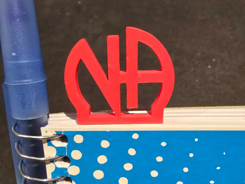 NA Raised Bookmark