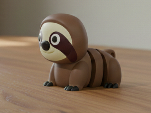 Articulated Sloth – Cute Flexi Animal Toy
