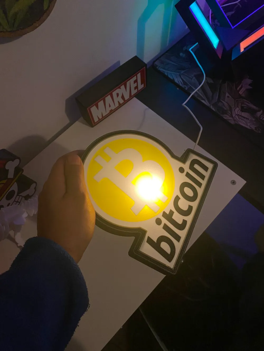 Bitcoin lightbox by ale94vn31 - MakerWorld