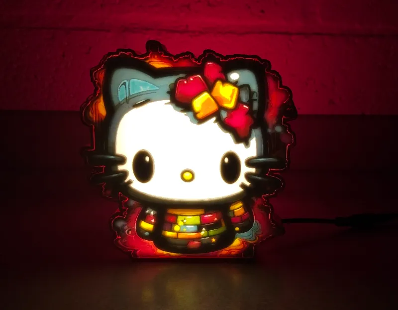 Lithophane Hello Kitty