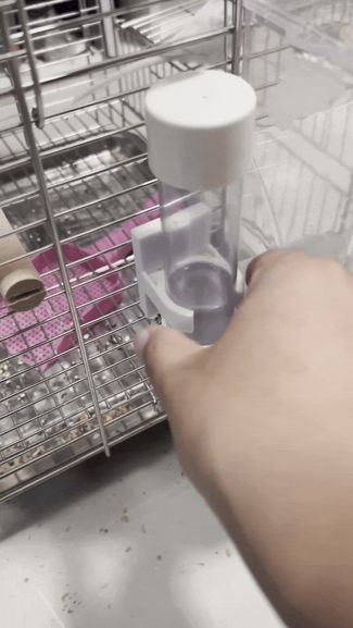 【可拆卸清洗】鹦鹉饮水机专用磁吸支架 – 告别清洁烦恼，呵护爱鸟健康