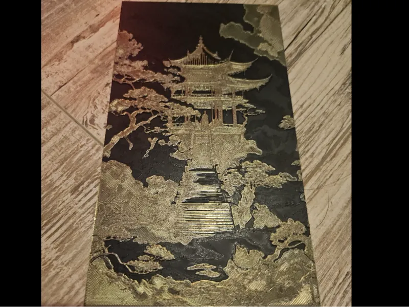 Japanese Temple - Hueforge