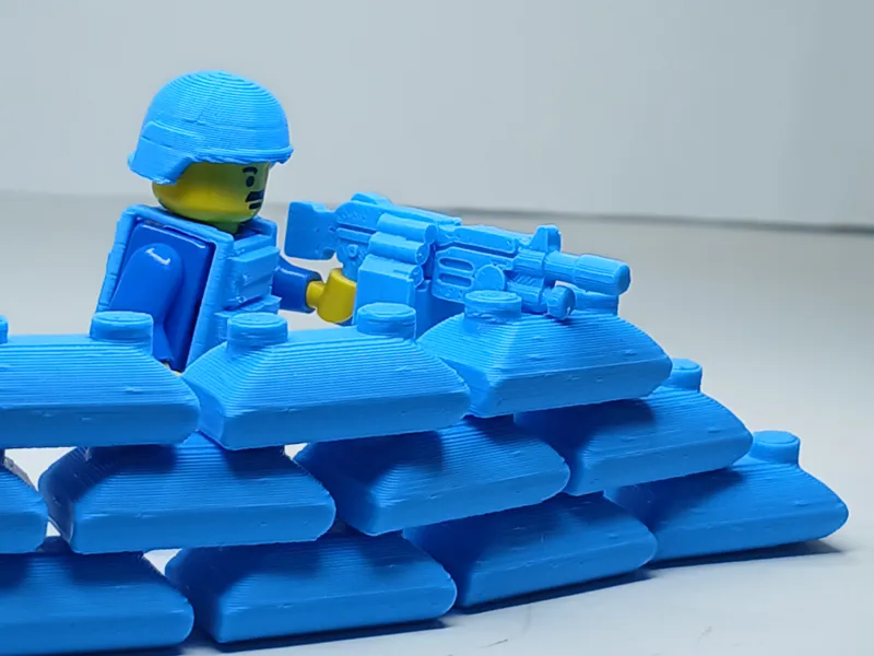 Sandbags (military) Minifigure Brick
