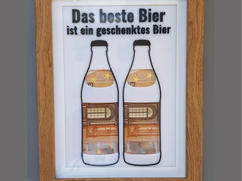 Geburtstagsgeschenk - Geschenktes Bier