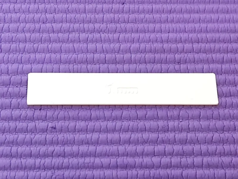 1mm Verglasungsklötze / Distanzklötze weiß