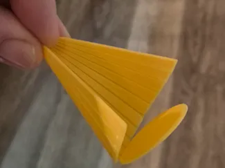 Prisme avec cercle à plié