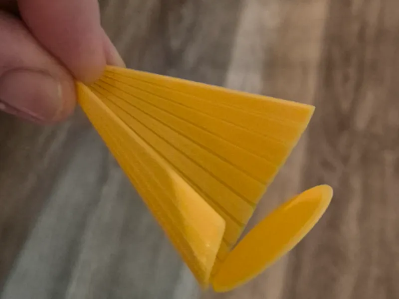 Prisme avec cercle à plié