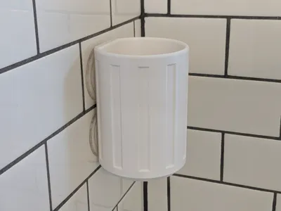 Suction Mounted Wastebasket