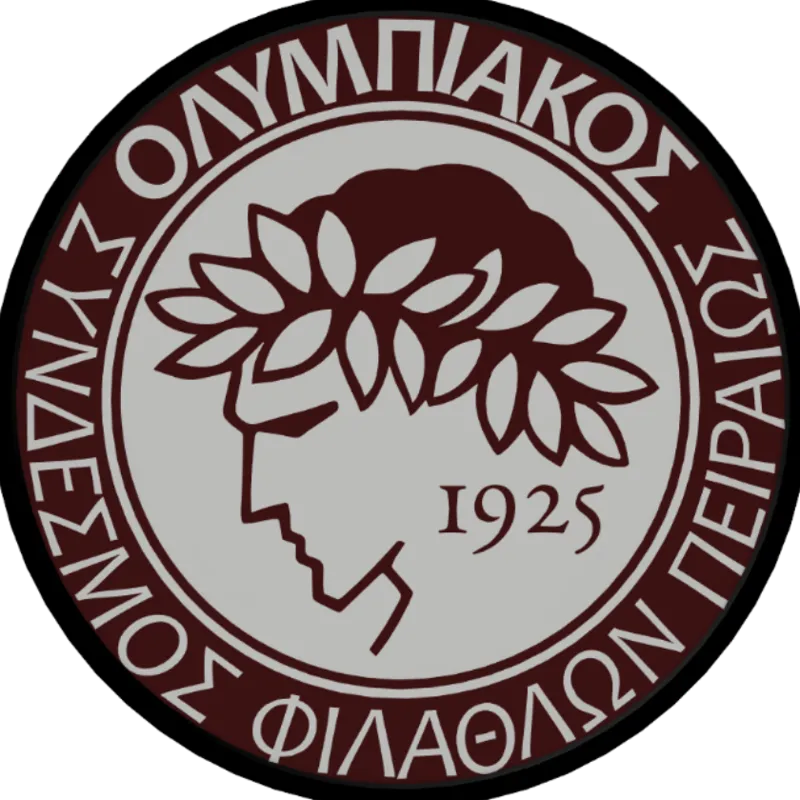 Olympiakos emblem coaster