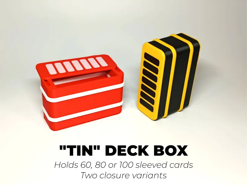 "Tin" Deck Box | Pokemon, Magic, Lorcana