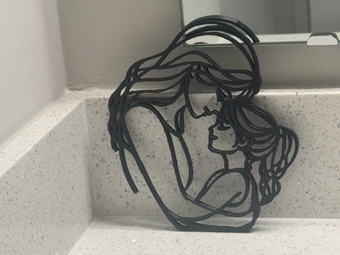 Mother and Daughter Wall Art