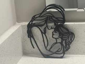 Mother and Daughter Wall Art