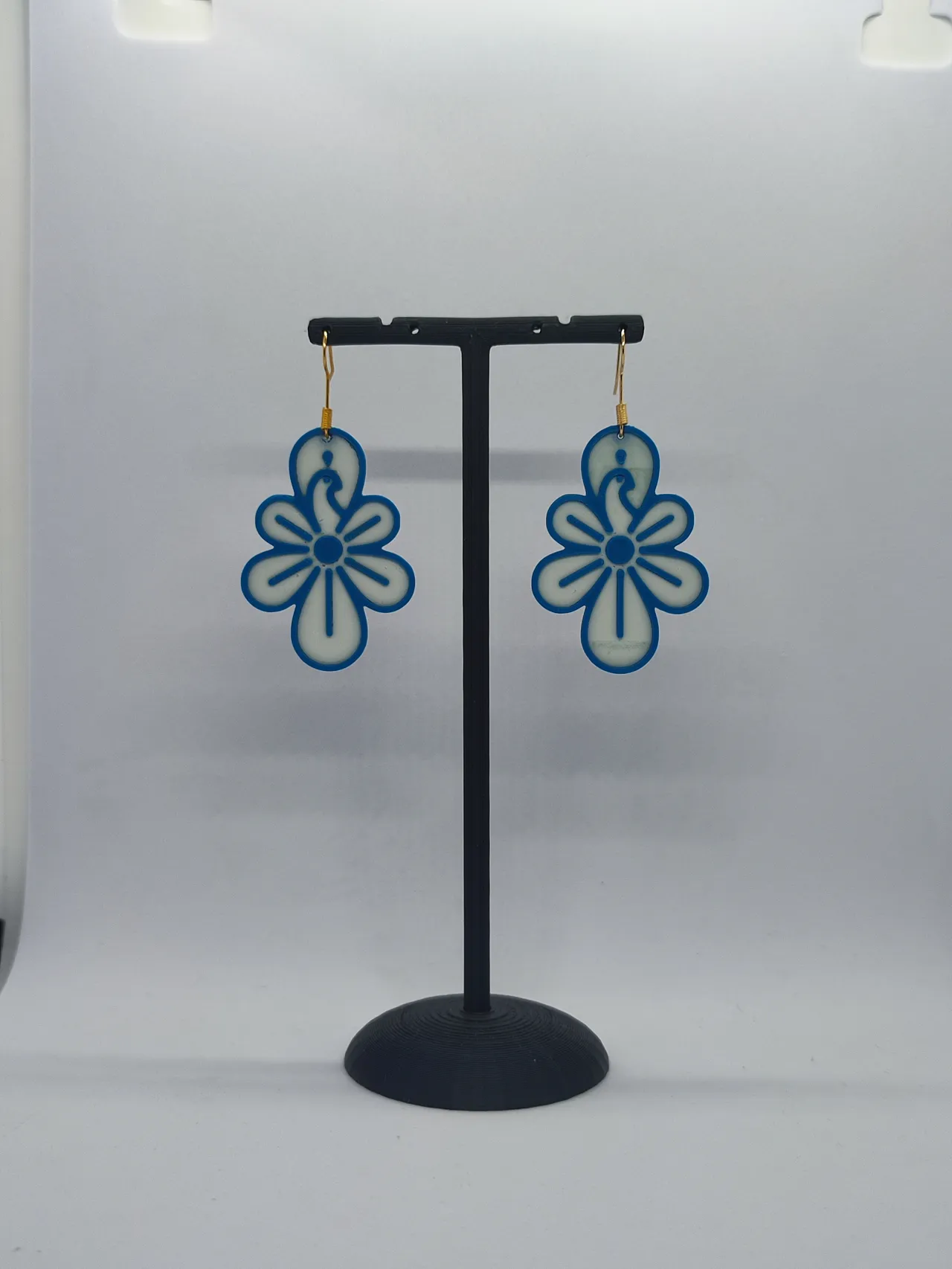 Aretes Jardín de Plumas view 2