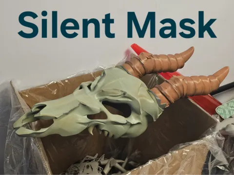 Pieza para disfraz o exhibición: Silent Mask — referencia de MakerWorld