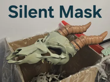 Pieza para disfraz o exhibición: Silent Mask — vista de referencia 3
