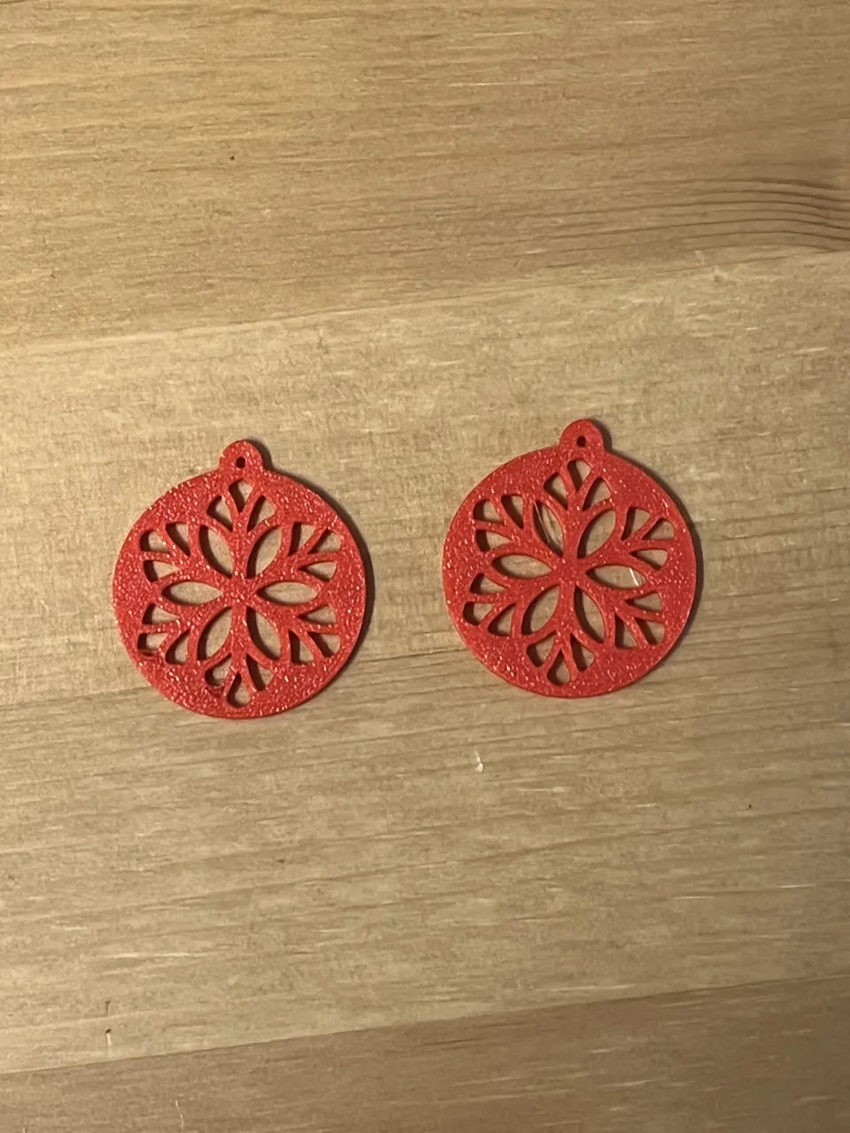 flower earrings view 2