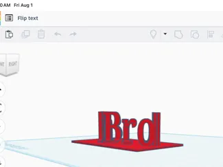 Flip text v3 “idk bro” with supports