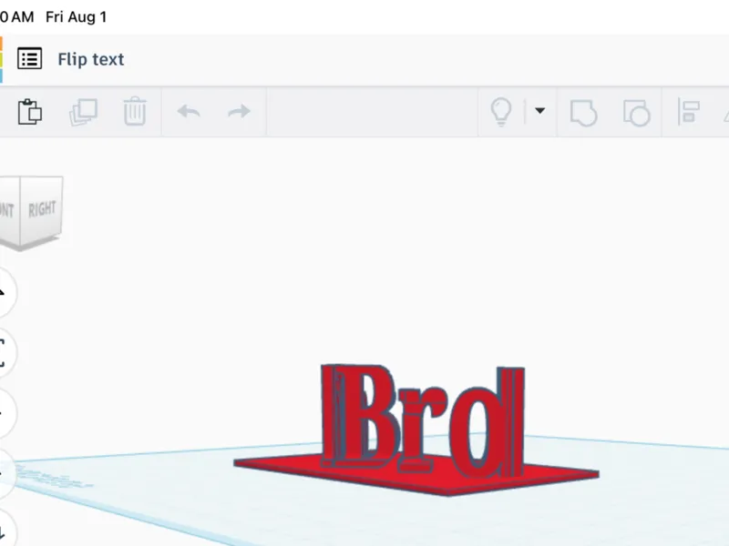 Flip text v3 “idk bro” with supports 