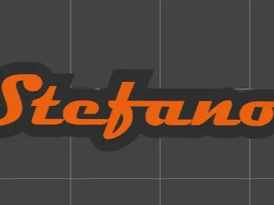 Keychain name - Stefano