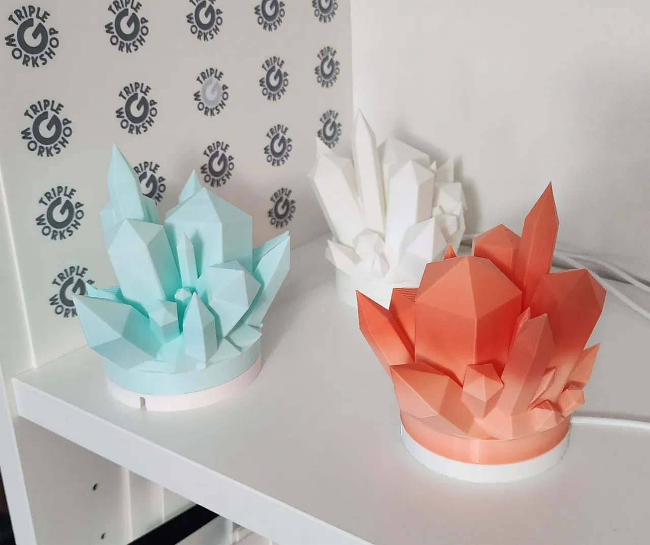 ⧋ Crystal Cluster for Bambu LED Lamp 001 ⧋ view 2