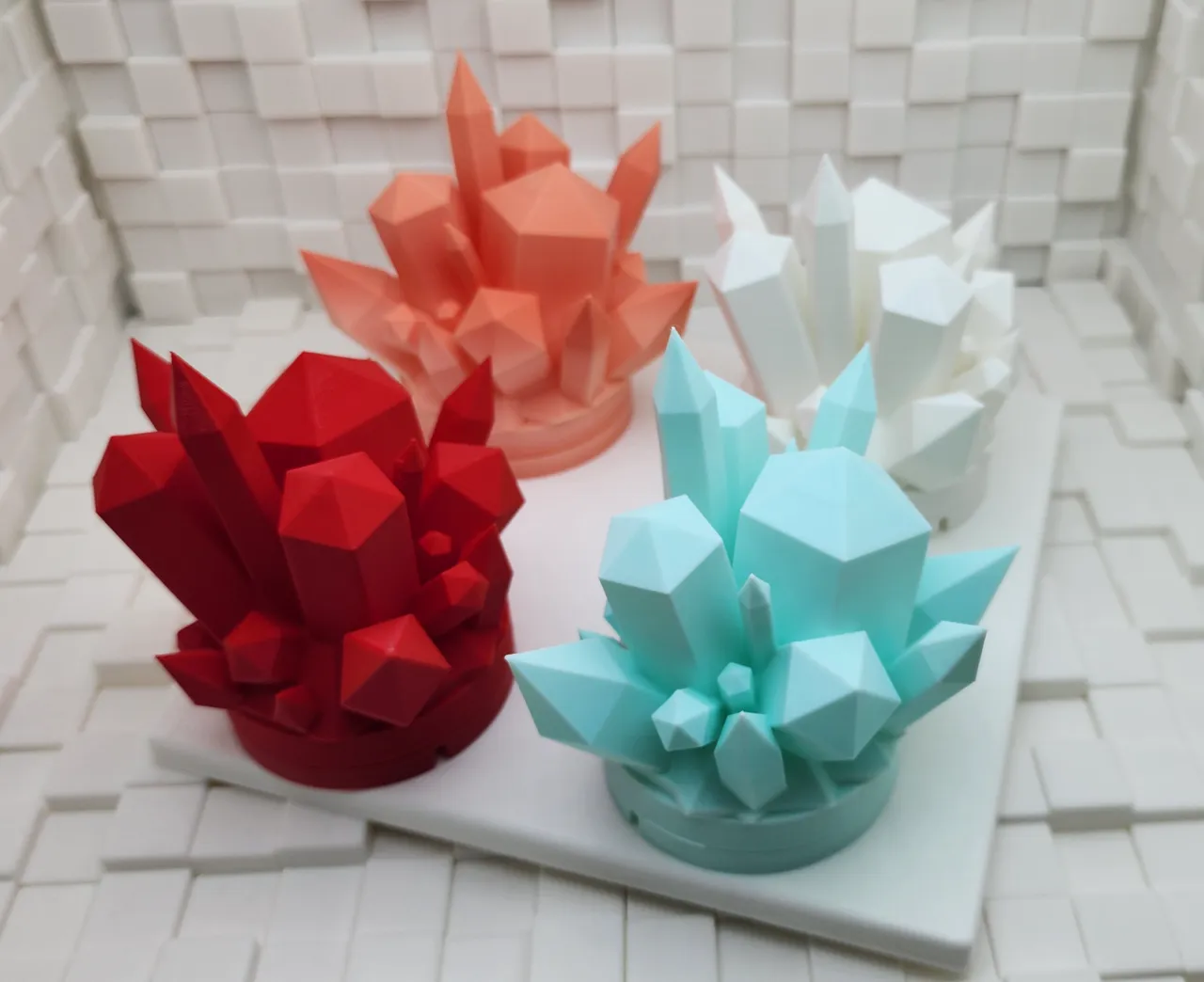 ⧋ Crystal Cluster for Bambu LED Lamp 001 ⧋ view 3