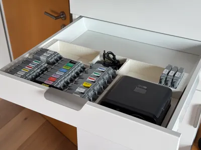 Brother P-Touch P750W + Cartridges in IKEA Metod 