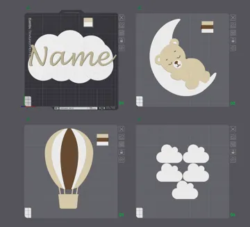 Cuadro decorativo en 3D: Childrens Wall Art Decoration — vista de referencia 2