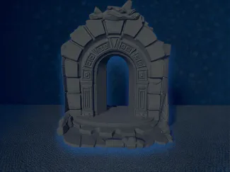 Ancient Portal 2 Doorway TTRPG DND Miniature