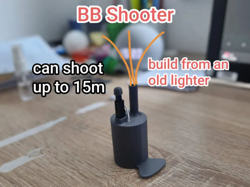 BB Shooter - based on an old lighter 