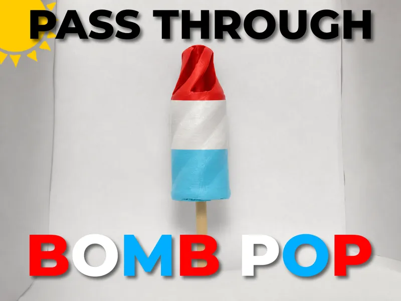 Bomb Pop Spiral Passthrough Fidget
