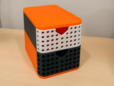 Modular Desktop Stackable DrawerSystem–120×80×45mm