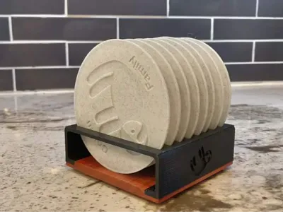 Sloth Coaster and Holder