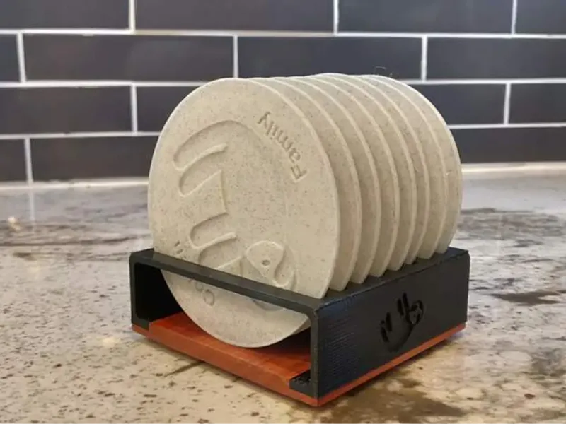 Sloth Coaster and Holder