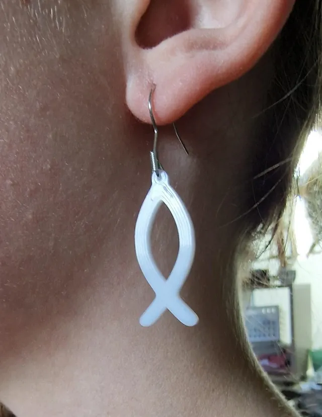 Fisch Ohrringe - Fish earrings / Kommunion