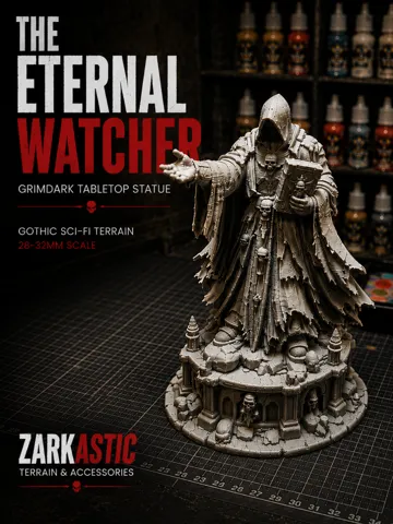 Figura decorativa: The Eternal Watcher – Grimdark Guardian Statue — vista de referencia 2