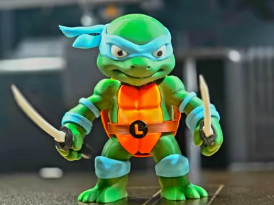 TMNT Ninja Turtle - Leonardo No AMS (Multiparts)