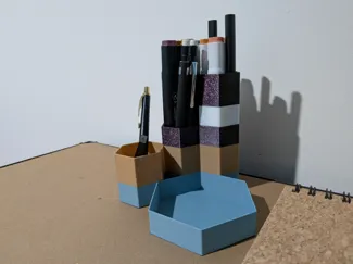 Hex Desk Organiser