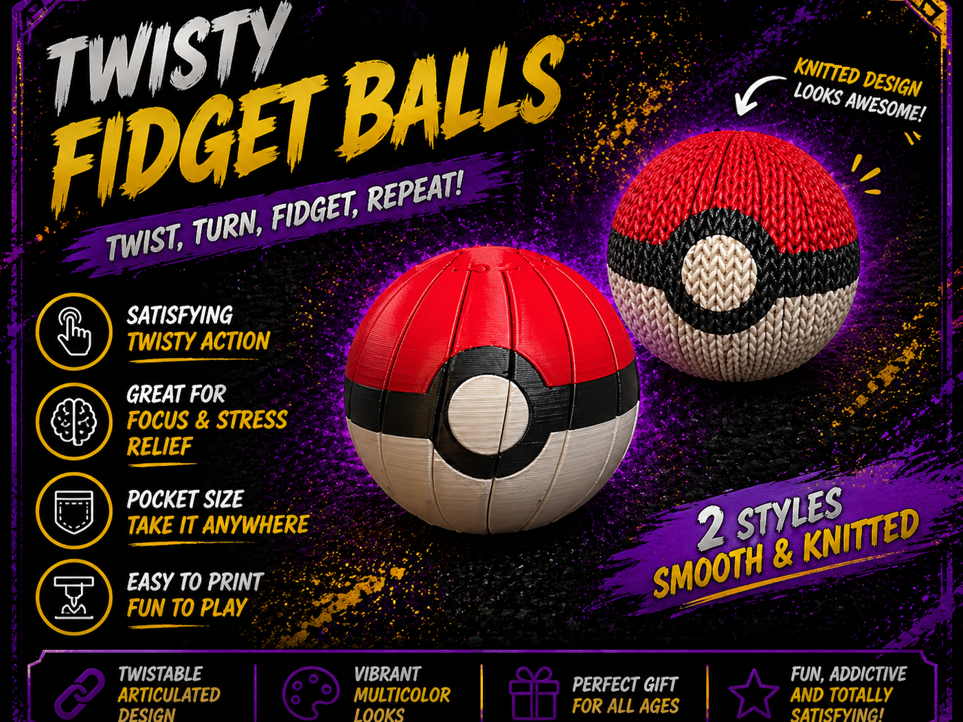Twisty Ball- "Catch them all Ball"