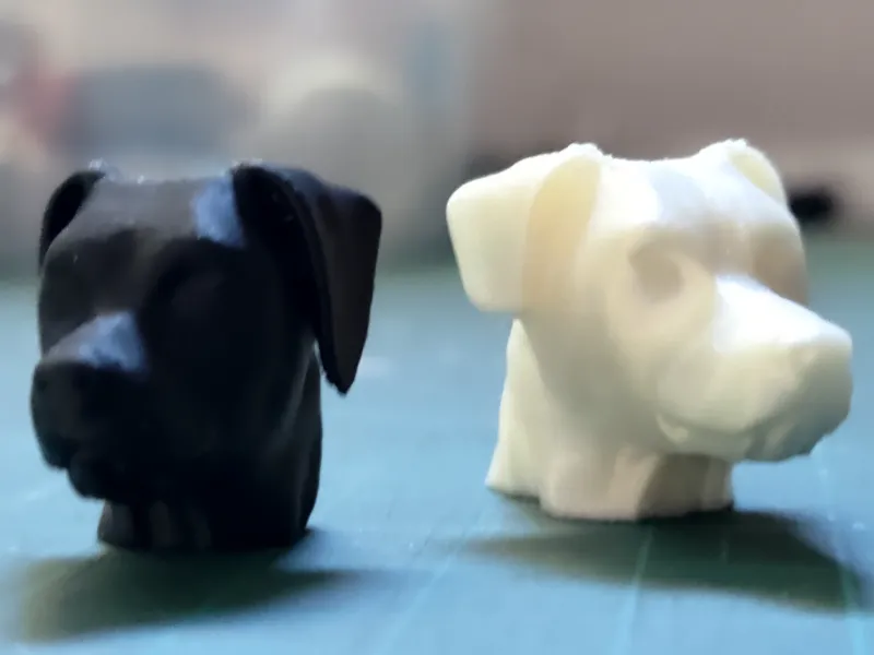 Dog head bead