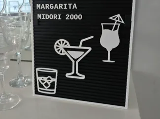 Cocktail Icons for letterboard